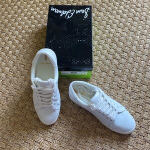 Sam Edelman Ethyl white leather sneakers size 9